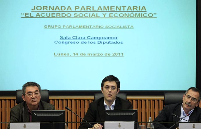 Ferrer y Górriz en una jornada sobre el acuerdo social y económico