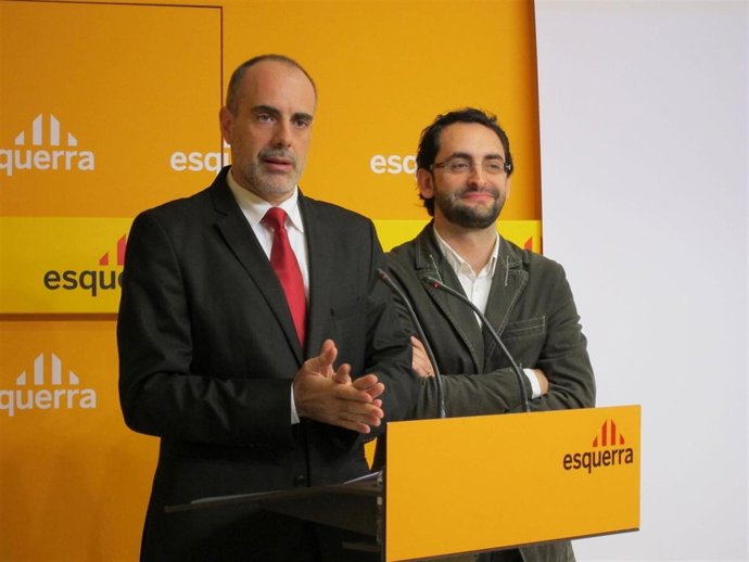 Joan Ridao e Ignasi LLorente (ERC)