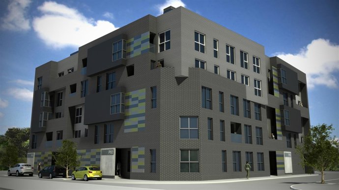 Infografía 45 VPO La Albericia. 