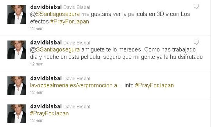 twitter de David Bisbal 