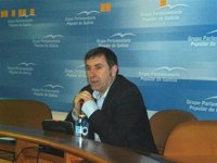 Ruiz Rivas avanza que "posiblemente mañana" actuará por última vez "en pleno" como portavoz parlamentario del PP gallego