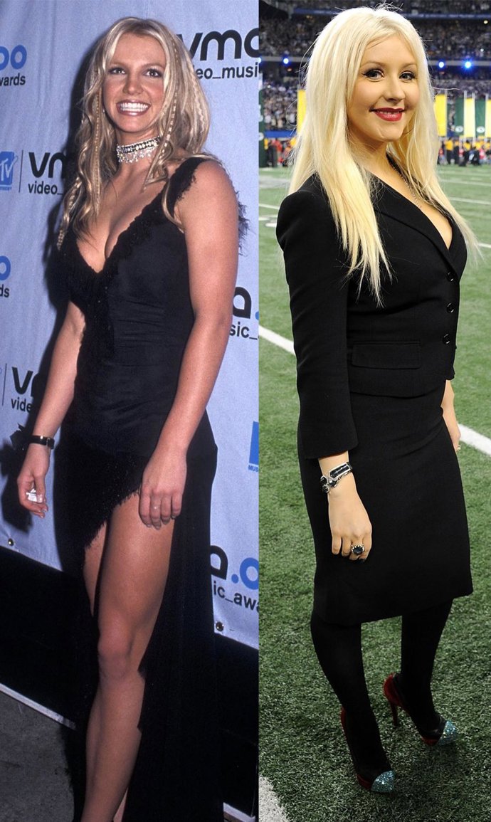 Montaje Britney Spears y Christina Aguilera