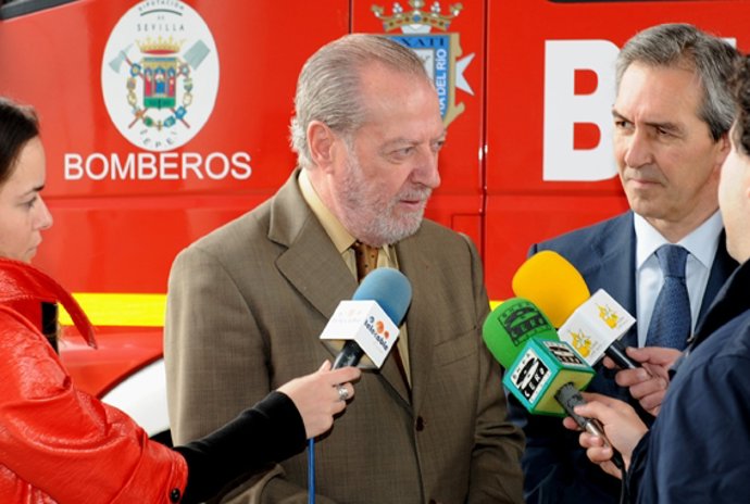 El presidente de la Diputación, Fernando Rodríguez Villalobos, en la inauguració