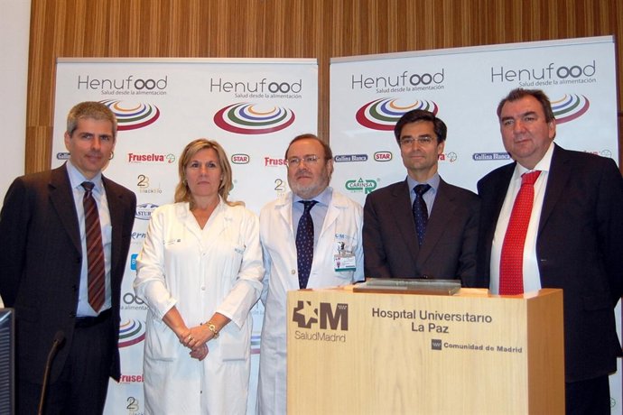 presentación de Henufood en el Hospital La Paz