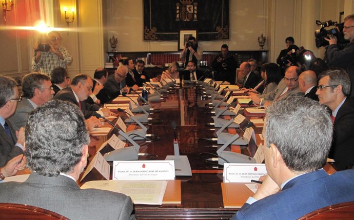 FOTO 1 REUNIÓN CGPJ Presidentes TSJ