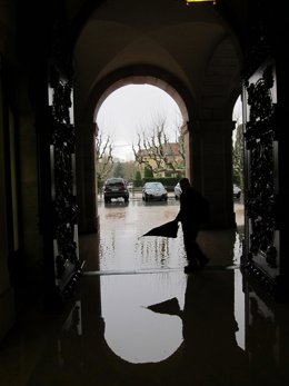 Inundación en el Parlament