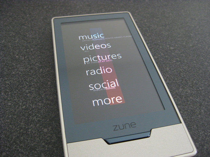 Reproductor Zune HD de Microsoft