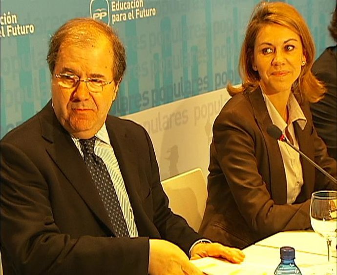 Juan Vicente Herrera y María Dolores de Cospedal