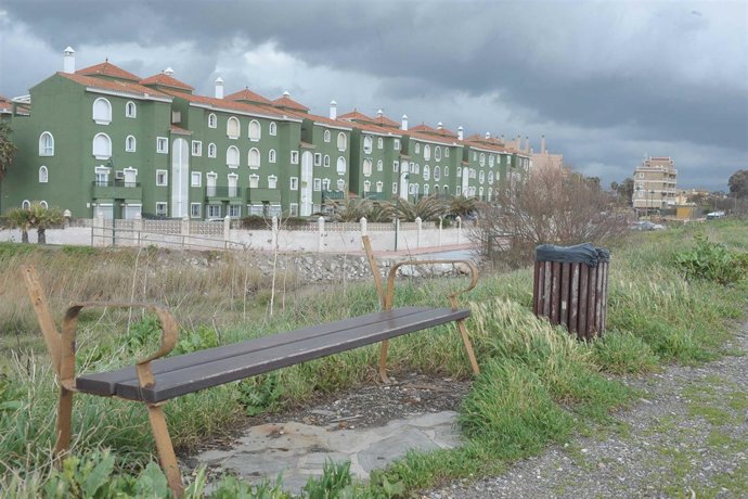 Imagen del estado actual del parque fluvial del Guadalhorce