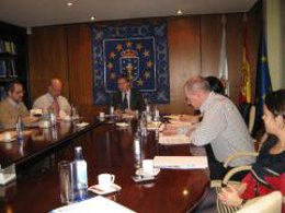 Reunión constitutiva del grupo de traballo de relacións con Portugal