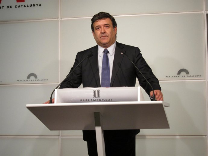 Alfons López Tena, en el Parlament