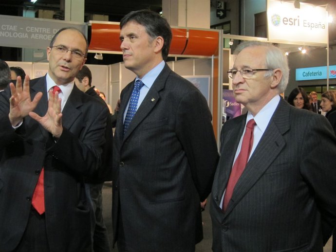 El conseller Lluís Recoder inaugura el Salón Globalgeo