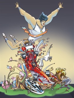 Boceto de la Falla del Ayuntamiento de Valencia 2011