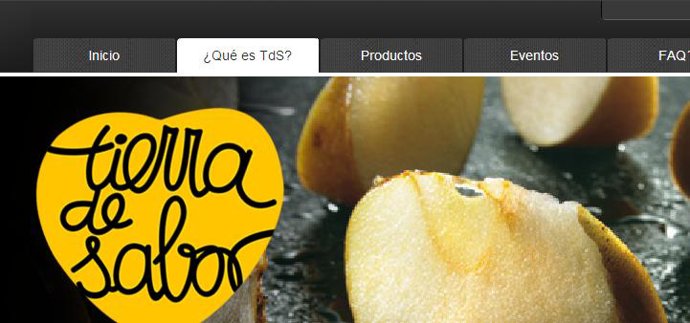 Web de Tierra de Sabor.