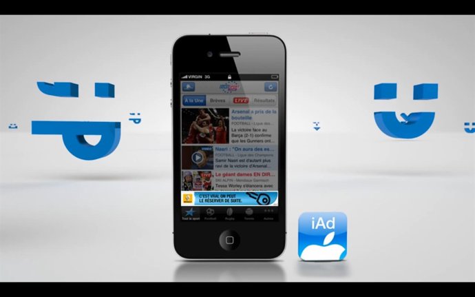 Anuncio de Renault en iAd