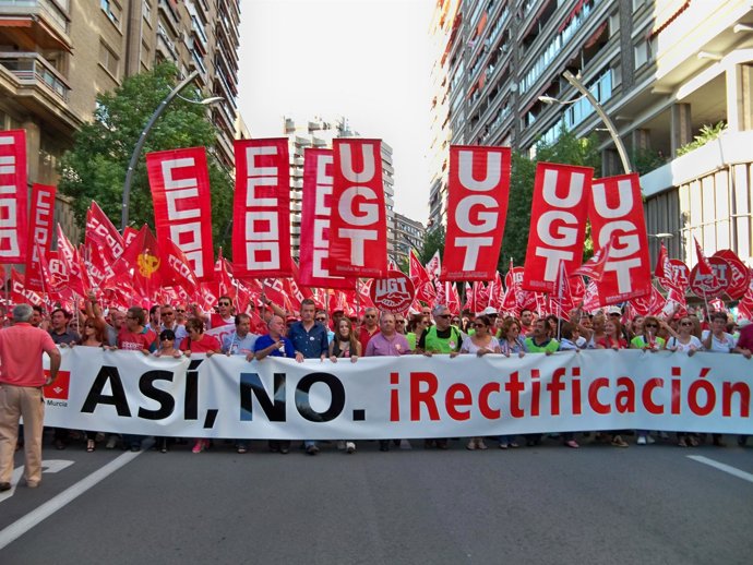Manifestación de la huelga general