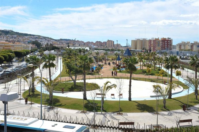 Vista del recién inaugurado parque La Alegría, en Ciudad Jardín
