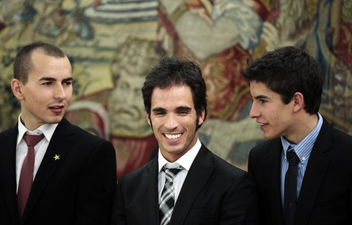 Lorenzo, Elías y Márquez, campeones del mundo de motociclismo