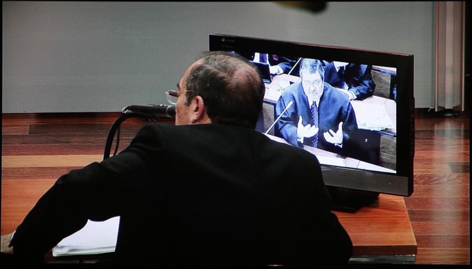 El acusado Francisco Soriano declarando a preguntas de su abogado