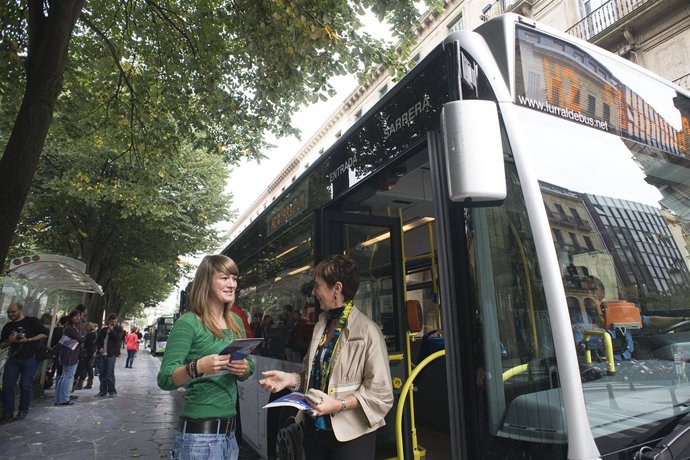 Autobús de Lurraldebus.