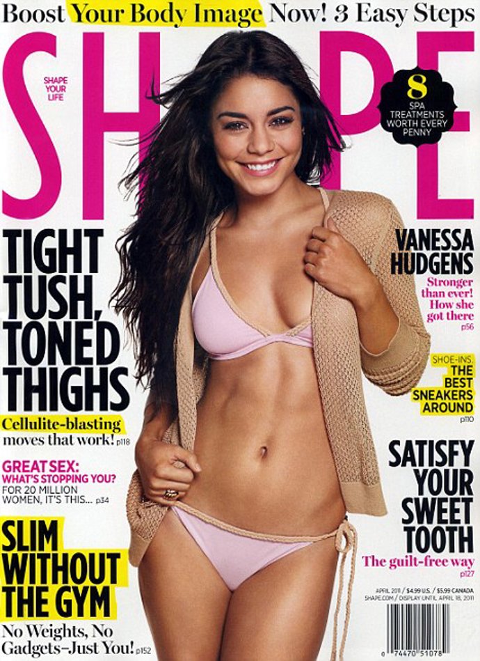 Vanessa Hudgens para 'SHAPE'