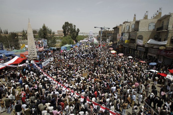 Protestas en Yemen