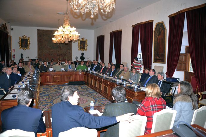 Un momento de la cata de aceite en la Diputación de Córdoba