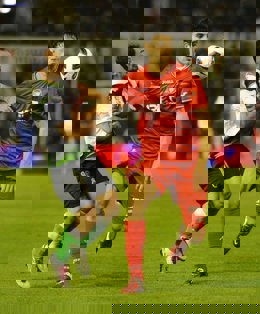 Fazio, en un partido ante el Racing