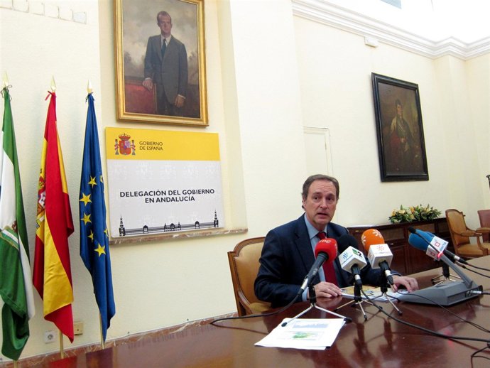 El delegado territorial en Andalucía de la Aemet, Luis Fernando López Cotín, ana