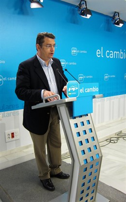 Antonio Sanz, secretario general del PP-A