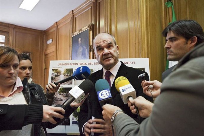 El expresidente de la Junta de Andalucía y presidente del PSOE, Manuel Chaves, a