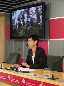 La diputada foral de Agricultura de la Diputación foral de Álava, Estefanía Belt