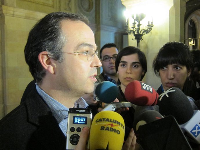 Jordi Turull, portavoz de CiU en el Parlmaent