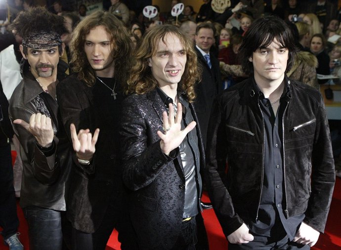 La banda británica de hard-rock The Darkness
