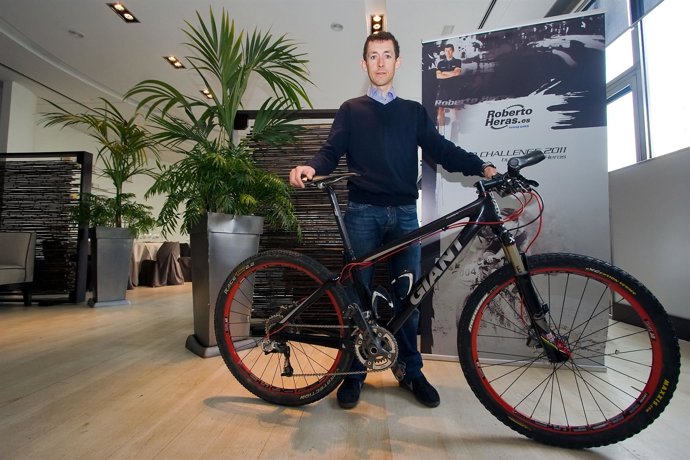 Roberto Heras y su BTT de competición