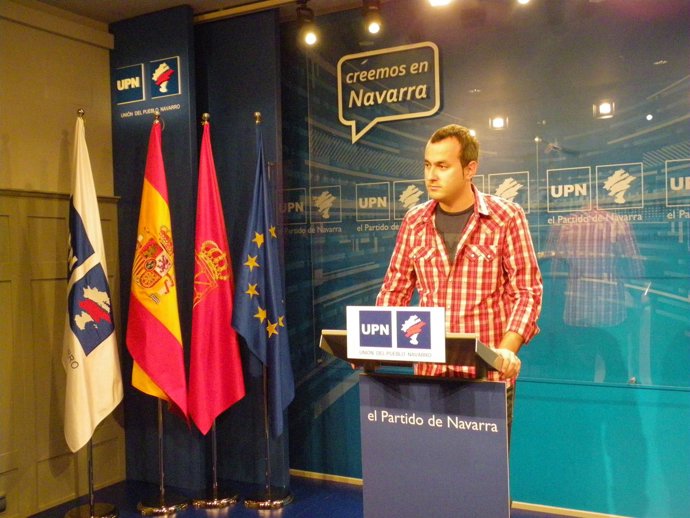 El presidente de Juventudes Navarra, Fermín Alonso.