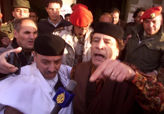 Gadaffi en Libia