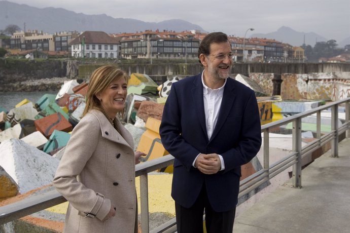 Isabel Pérez-Espinosa y Mariano Rajoy