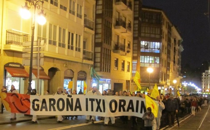manifestación contra Garoña