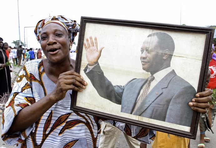 Partidaria de Alassane Ouattara
