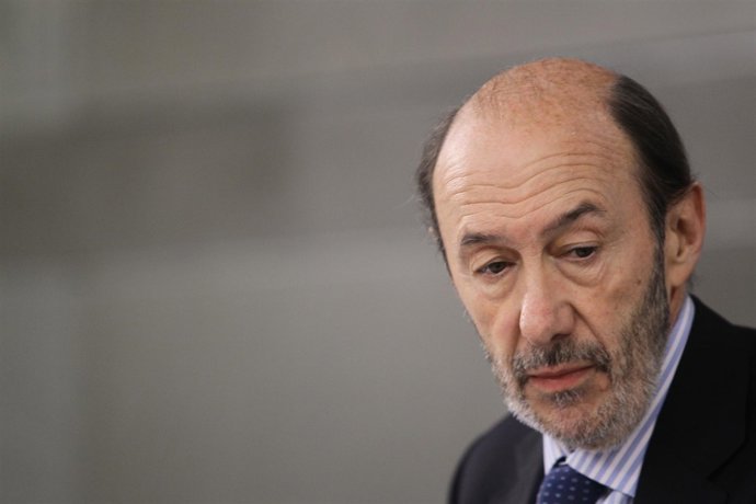 Primer plano de Alfredo Pérez Rubalcaba