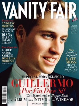El Príncipe Guillermo en la portada de Vanity Fair
