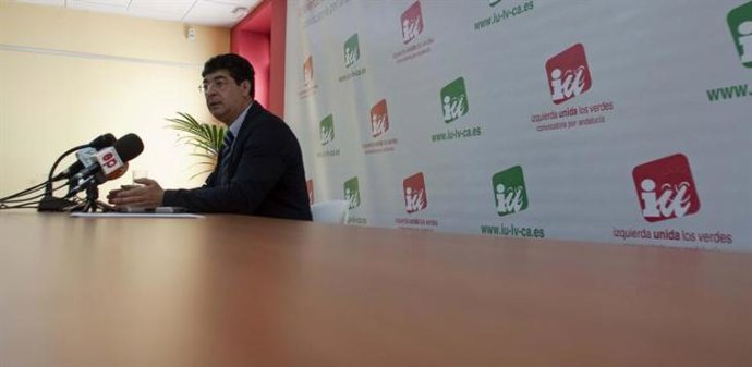 Diego Valderas, en rueda de prensa