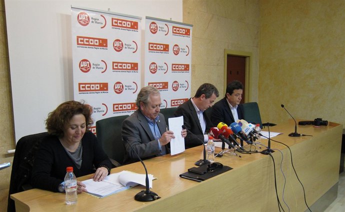 Los secretarios generales de UGT y CCOO en la Región de Murcia, Antonio Jiménez 