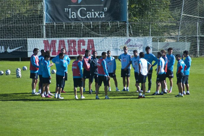 Entrenamiento Atlético de Madrid en Cerro del Espino