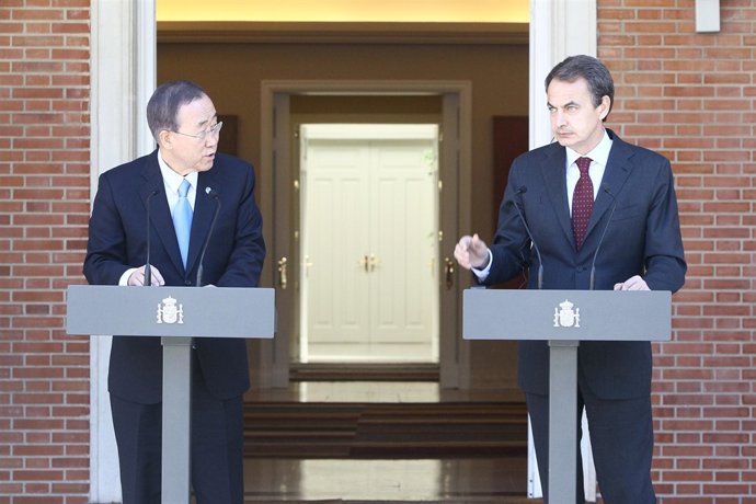 RDP de Zapatero y Ban Ki Moon
