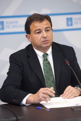 O conselleiro de Economía e Industria, Javier Guerra