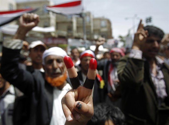 Manifestaciones en Yemen