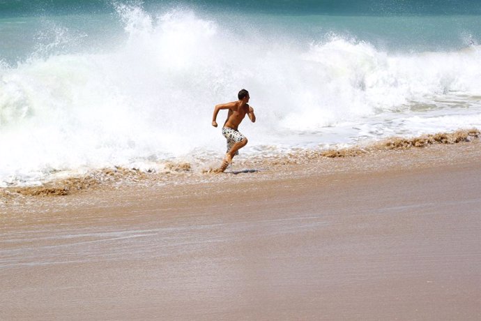 Una playa de Cádiz