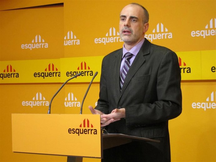 El secretario general de ERC, Joan Ridao